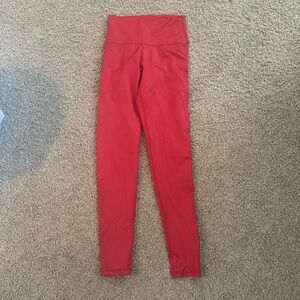 Aerie red leggings size small